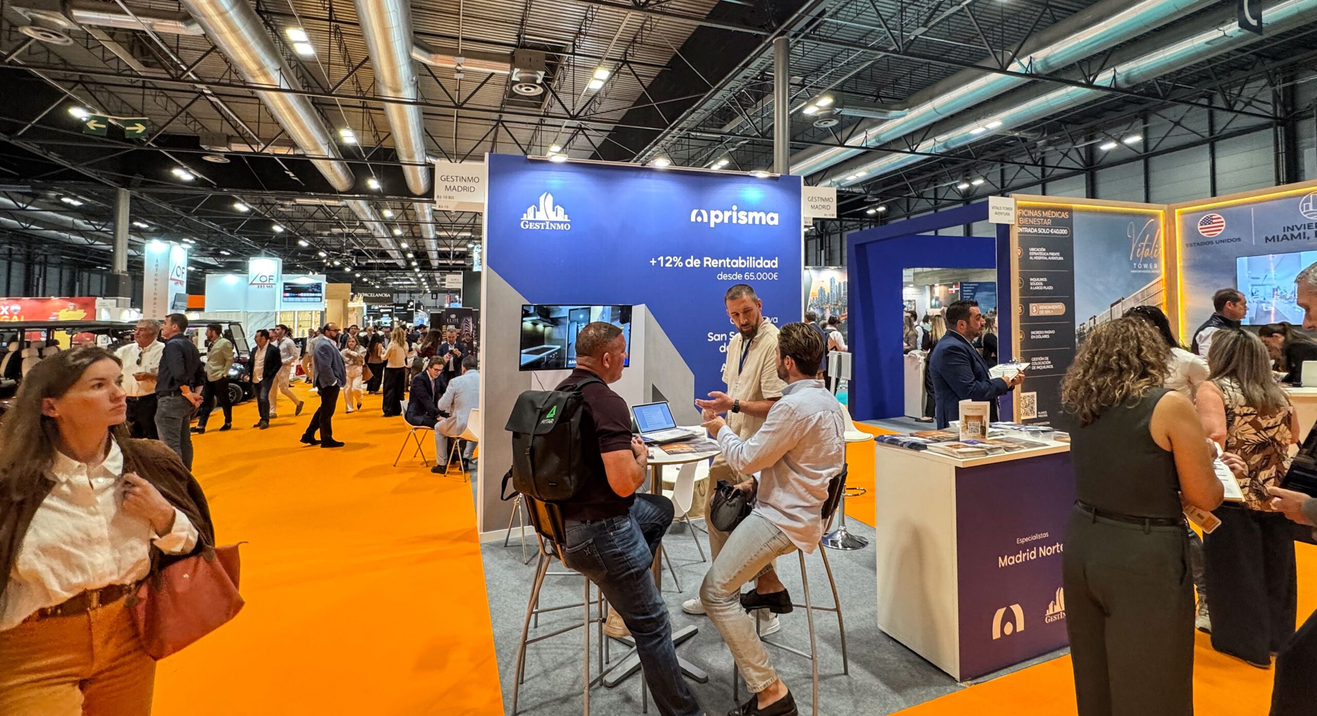 Stand de Prisma Inversiones Inmobiliarias en SIMA 2026